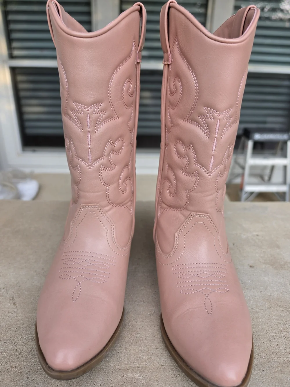 Tucker + Tate Cassidy Pink Blush Western Cowgirl Boots - Kids Size 3 Youth